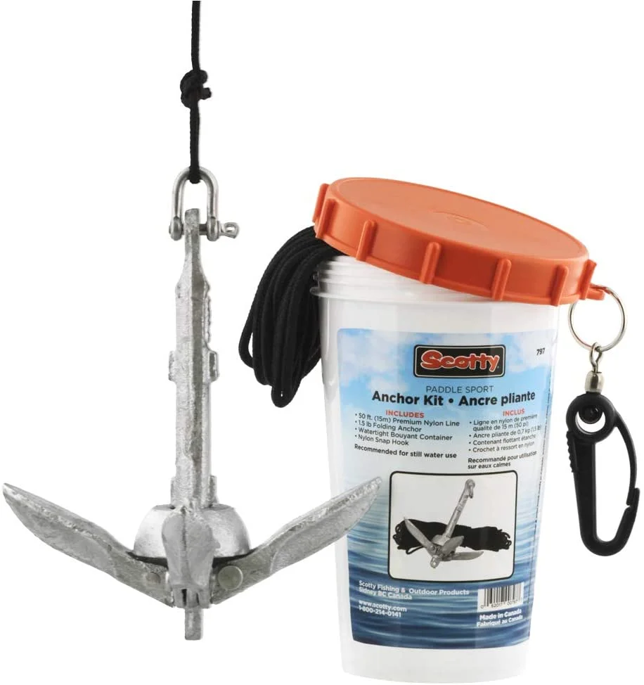 Scotty Scotty 797 Anchor Kit Ankerpakke Med Tau Og Oppbevaringsboks Onecolor v:6870194