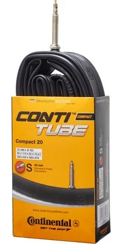 Continental Compact 20″ Slange 32-406 – 47-451, 42 mm presta, 135 g v:7163463 Continental Compact 20″ Slange 32-406 – 47-451, 42 mm presta, 135 g v:7163463