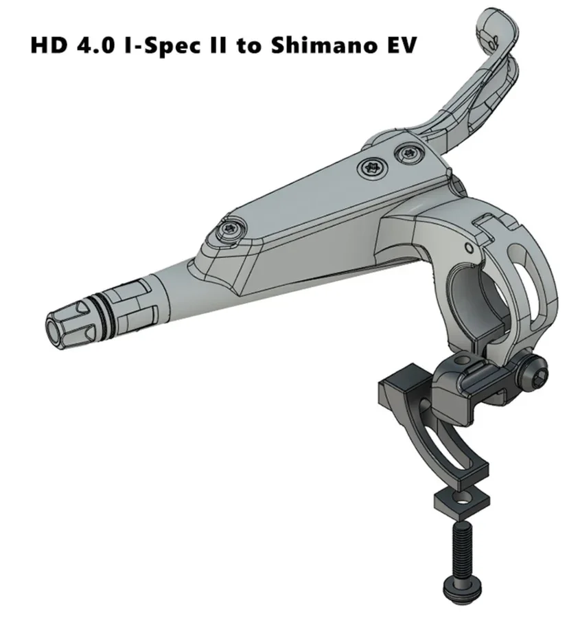 TRP I-Spec EV HD4.0 Adapter Høyre Sort, Alu v:6522360 TRP I-Spec EV HD4.0 Adapter Høyre Sort, Alu v:6522360