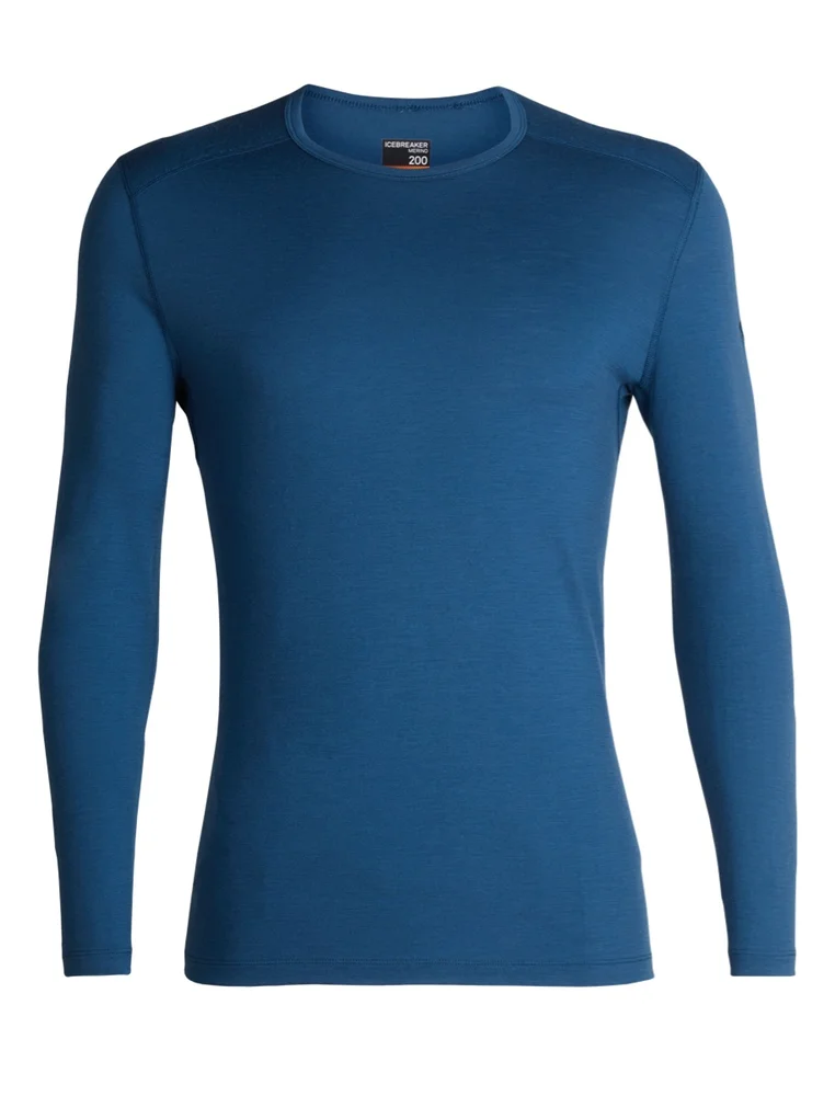 Icebreaker Men’s 200 Oasis Long Sleeve Crewe Atlantis v:4356311 Icebreaker Men’s 200 Oasis Long Sleeve Crewe Atlantis v:4356311