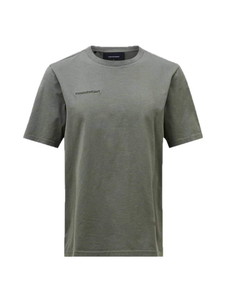 Peak Performance M Original Small Logo Tee Pine Needle v:7677160