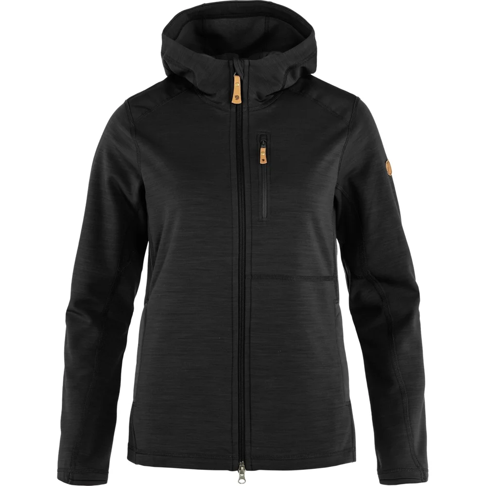 Fjällräven Keb Fleece Hoodie W Black v:4521912