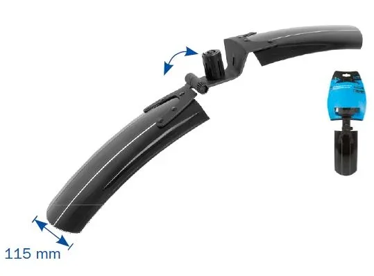 M-Wave Mud Max Fatbike Frontskjerm Sort v:2111931 M-Wave Mud Max Fatbike Frontskjerm Sort v:2111931