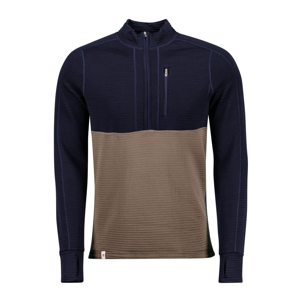 Peak Field Half Zip Midlayer, genser – Blå v:4866428