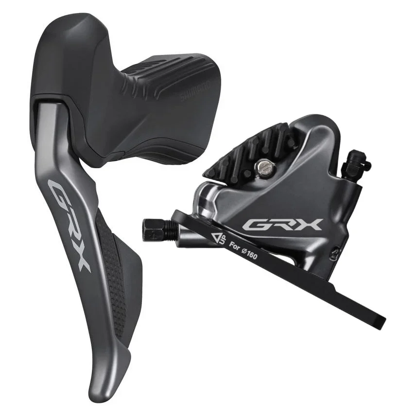 Shimano GRX BL-RX815 Di2 Skivebremssett ST-RX815(L) + BR-RX810(F) v:7050480 Shimano GRX BL-RX815 Di2 Skivebremssett ST-RX815(L) + BR-RX810(F) v:7050480