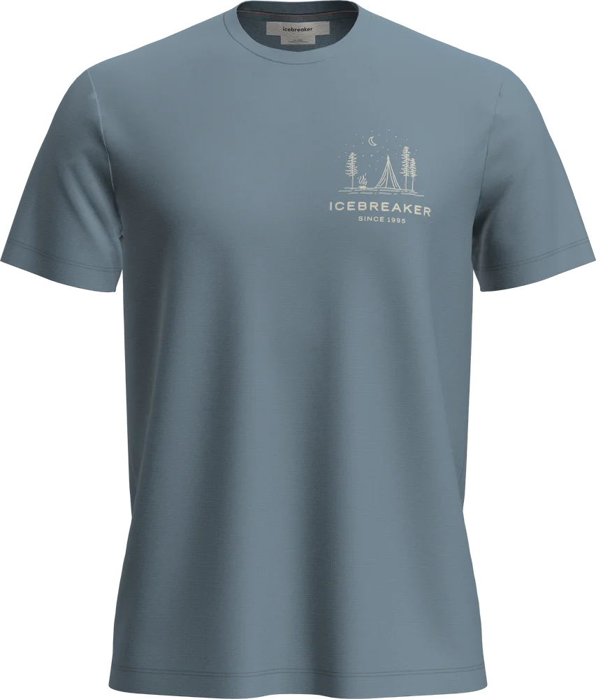 Icebreaker Men Merino 150 Tech Lite Ss Tee Peaceful Pass Flint Blue v:8474639 Icebreaker Men Merino 150 Tech Lite Ss Tee Peaceful Pass Flint Blue v:8474639