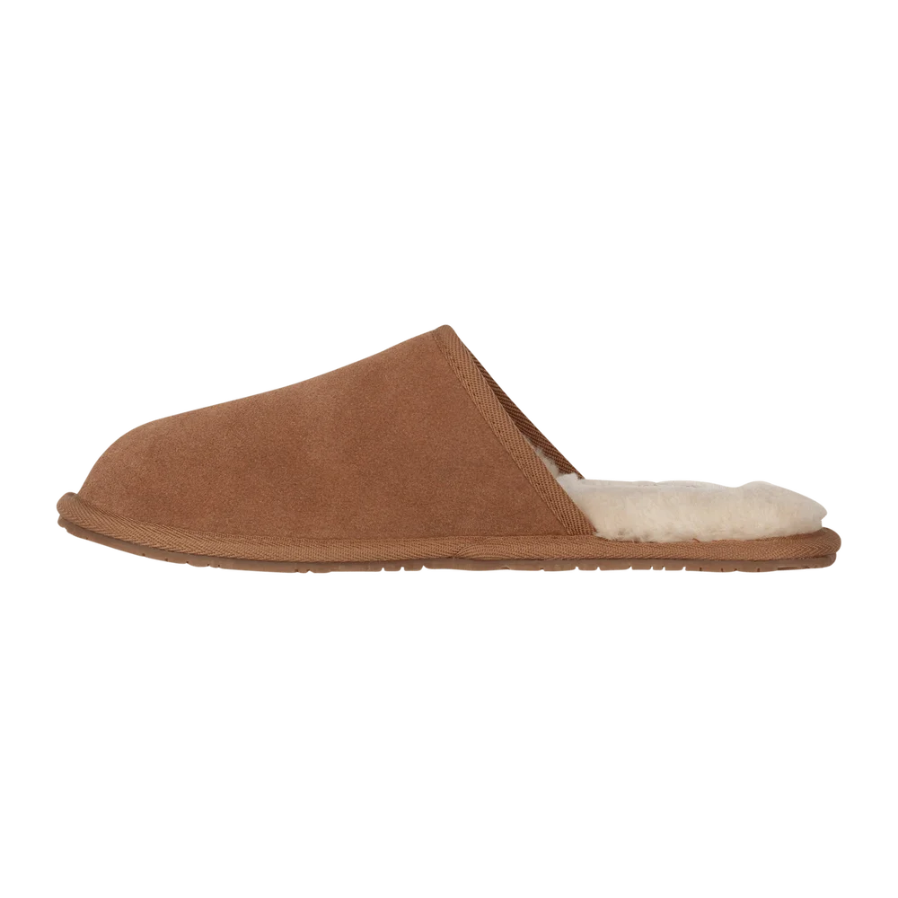 Mule Slipper, tøffel, herre – Brun v:8700180