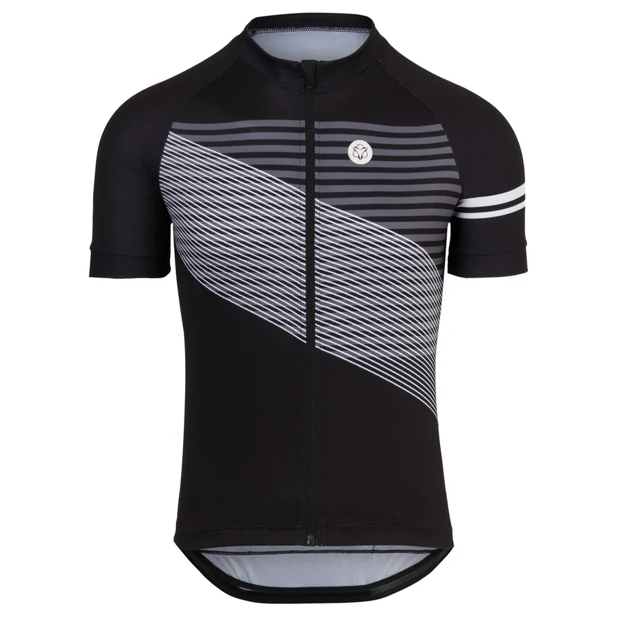 AGU Striped SS Essential Sykkeltrøye Sort, Str. S v:3491634 AGU Striped SS Essential Sykkeltrøye Sort, Str. S v:3491634
