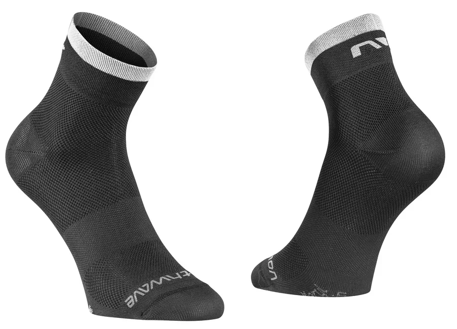Northwave Origin Sokker Sort/Hvit, Str. M v:1179498