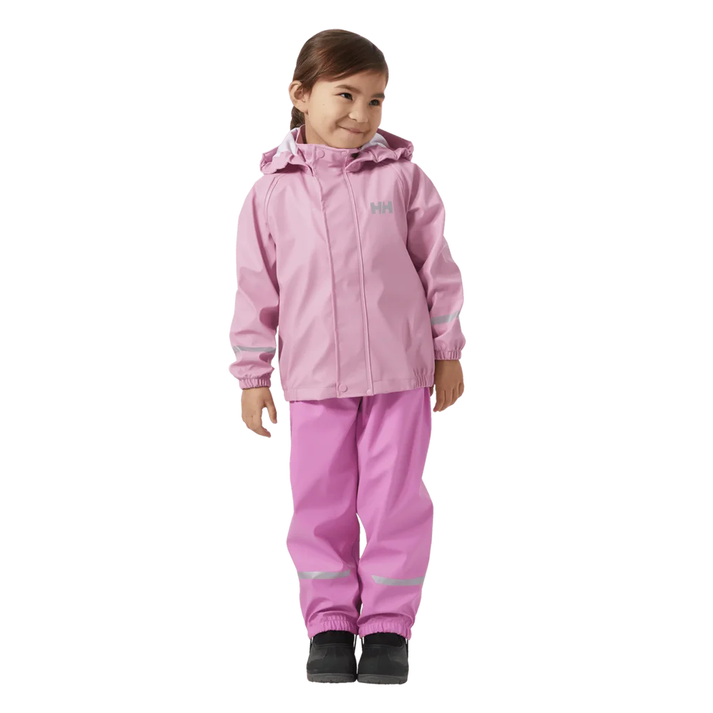 Bergen PU Rainset 2.0, regnsett barn - Rosa v:3860318