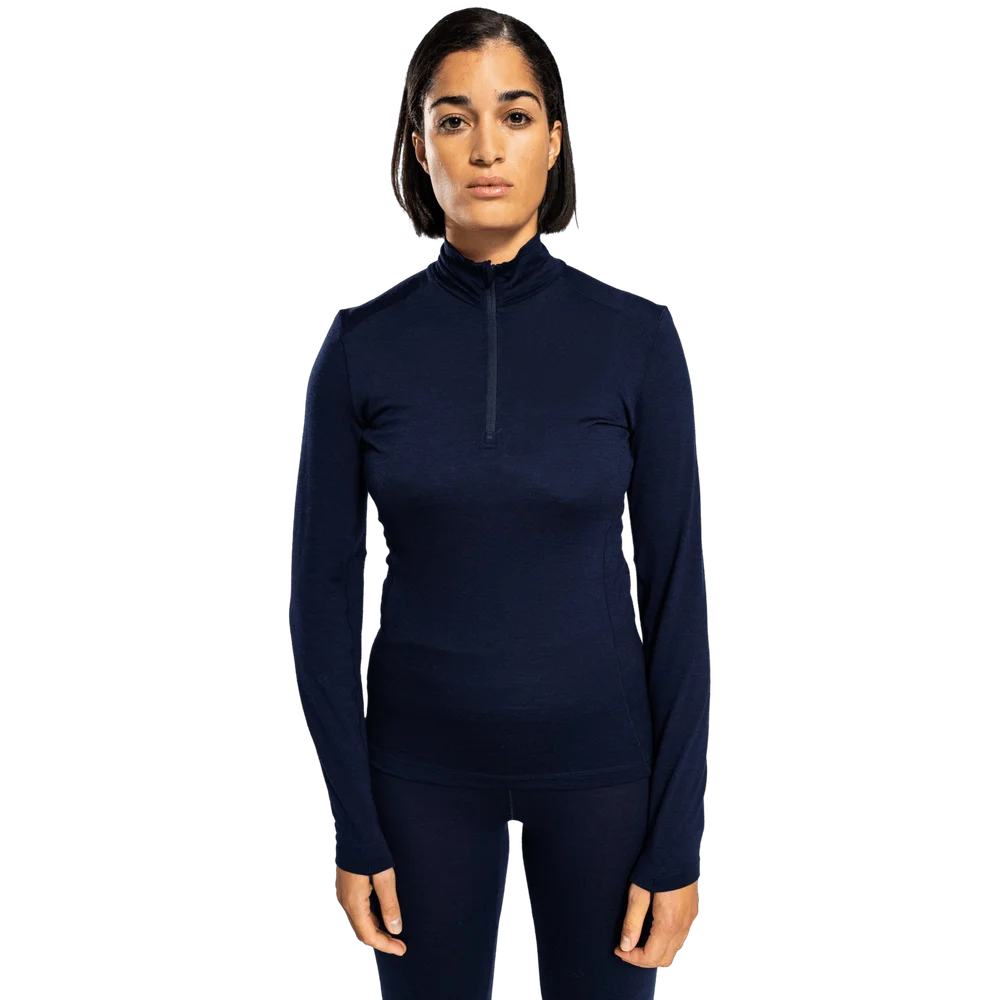 Hero Half Zip, ulltrøye, dame - Blå v:2872715