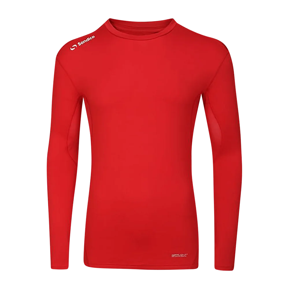 Base Core Long Sleeve, kompresjonstrøye, herre – Rød v:6915243