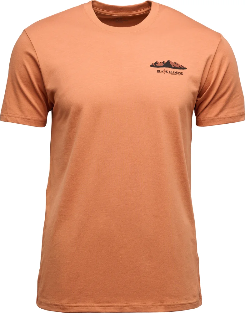Black Diamond Men's Mountainscape Short Sleeve Tee Moab Brown v:8835899