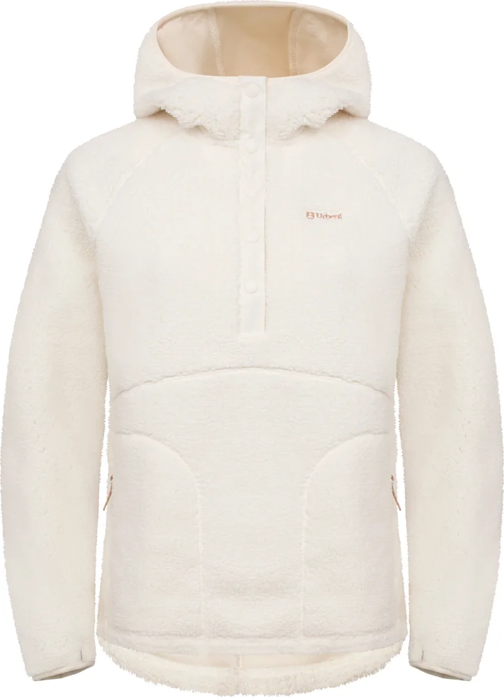 Urberg Soft Pile Fleece Hoodie Wmn Cloud Dancer v:1931013