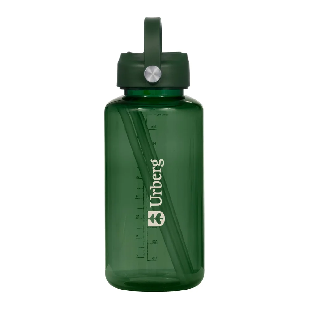 Urberg Tritan Flip Straw 1000ml Kombu Green v:8314210 Urberg Tritan Flip Straw 1000ml Kombu Green v:8314210