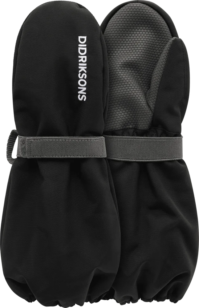 Didriksons Kids’ Biggles Mittens Black v:4529350 Didriksons Kids’ Biggles Mittens Black v:4529350