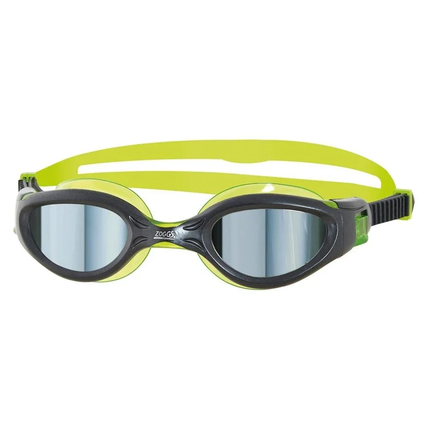 Zoggs Phantom Elite Mirror Jr Brille Sort/Grønn, Speil sotfarget linse v:5212441