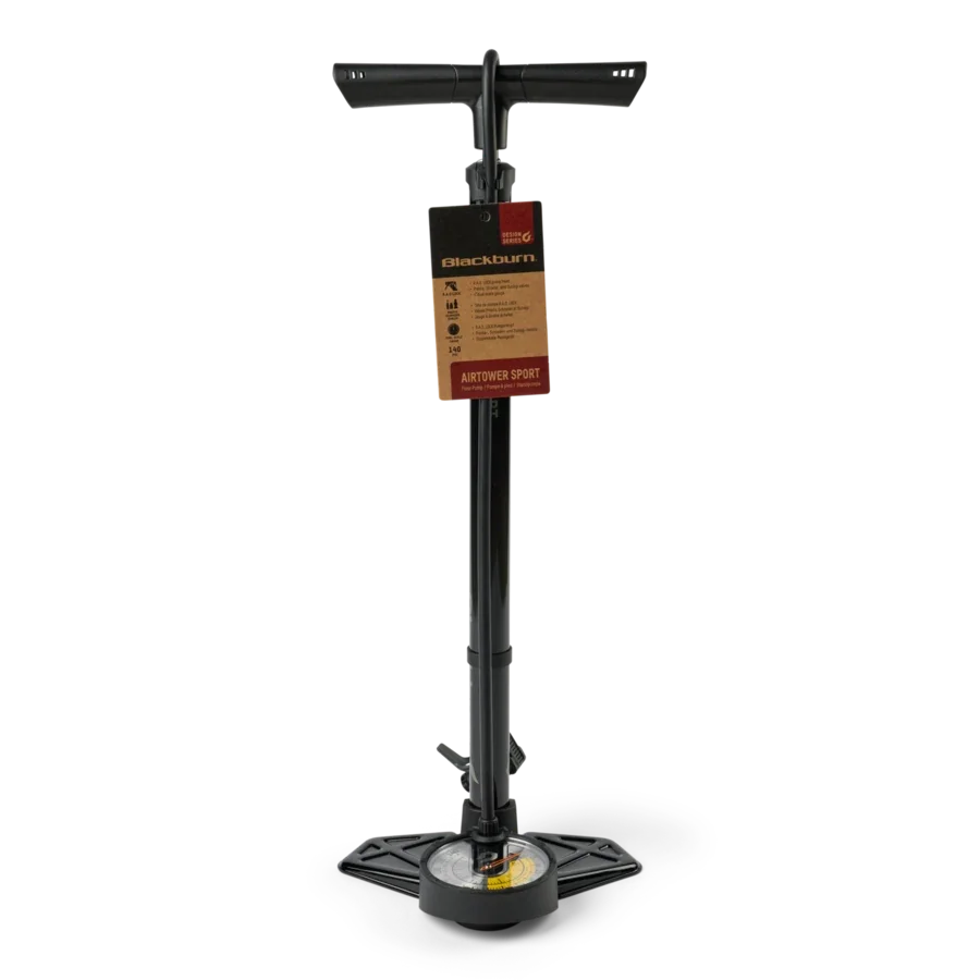 Blackburn Airtower Sport Gulvpumpe R.A.D Lock, 140 PSI/9.5 bar v:6118439 Blackburn Airtower Sport Gulvpumpe R.A.D Lock, 140 PSI/9.5 bar v:6118439