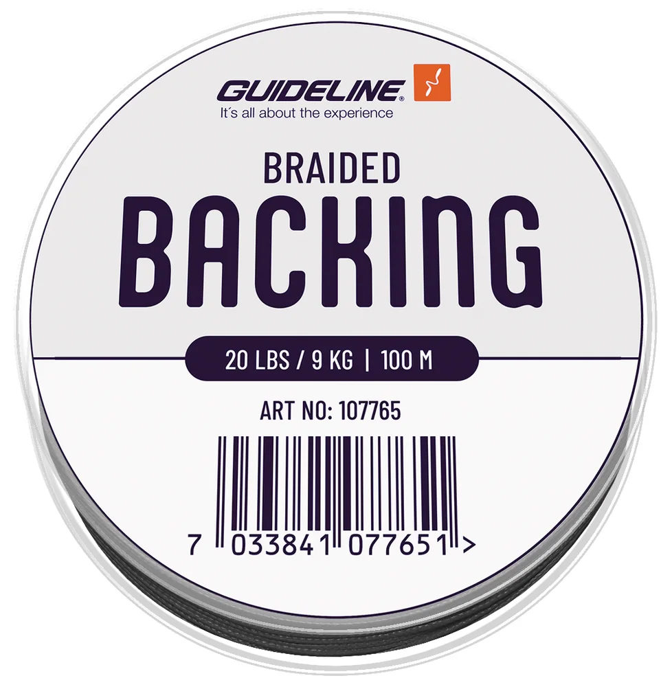 Guideline Braided Backing 20lbs 100m Black v:9962624 Guideline Braided Backing 20lbs 100m Black v:9962624