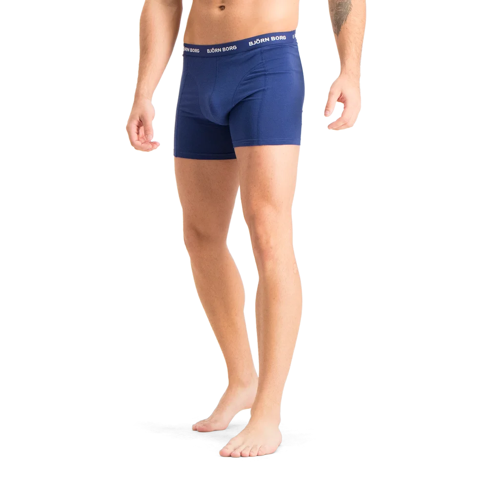 Cotton Stretch Boxer, boksershorts, herre - Mørk blå v:9802863