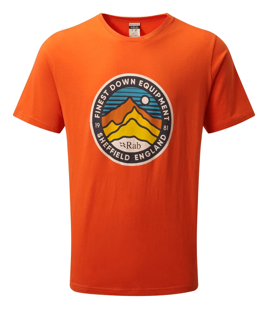 Rab Stance 3 Peaks SS Tee, t-skjorte herre v:5425304 Rab Stance 3 Peaks SS Tee, t-skjorte herre v:5425304