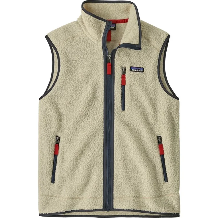 Patagonia M's Retro Pile Vest Pelican W/Smolder Blue v:9263659