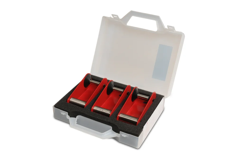 2493 Koffert med 3 stk rillejern Medium – Red Creek v:3781786