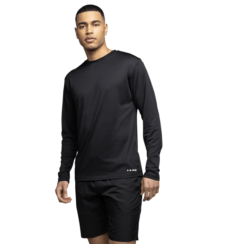 Active Long Sleeve T-Shirt, treningsgenser, herre – Svart v:2898249