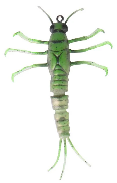 Savage Gear 3D TPE Mayfly Nymph 5cm 2.5g 1pcs 03-Green v:3741687 Savage Gear 3D TPE Mayfly Nymph 5cm 2.5g 1pcs 03-Green v:3741687