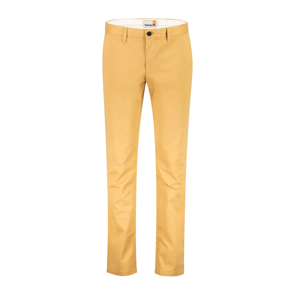 Twill Chino (Slim), bukser, herre – Brun v:1110741